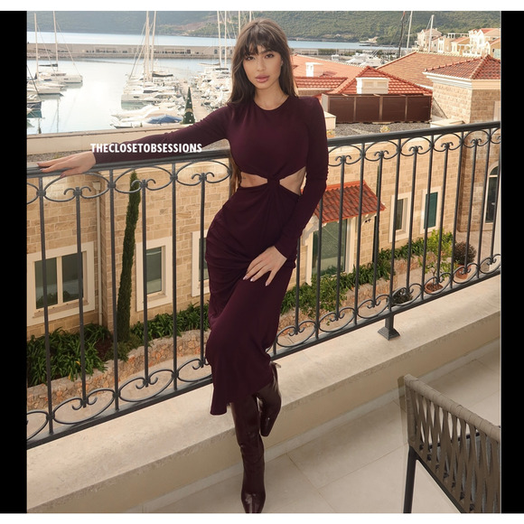 ZARA BLOGGER FAVE!!! Stretchy Long Dress NWT - Picture 8 of 16